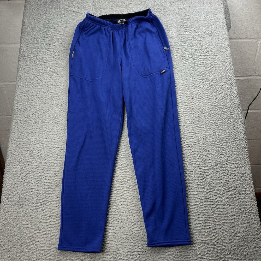 Patagonia Regular Grid Fleece Sweatpants Polartec Size Small Pants USA Blue